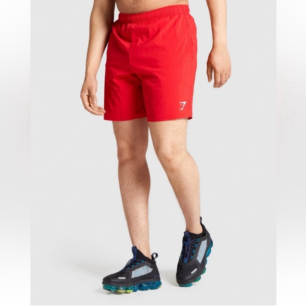 Gymshark Men's Vibrant Red Workout Shorts